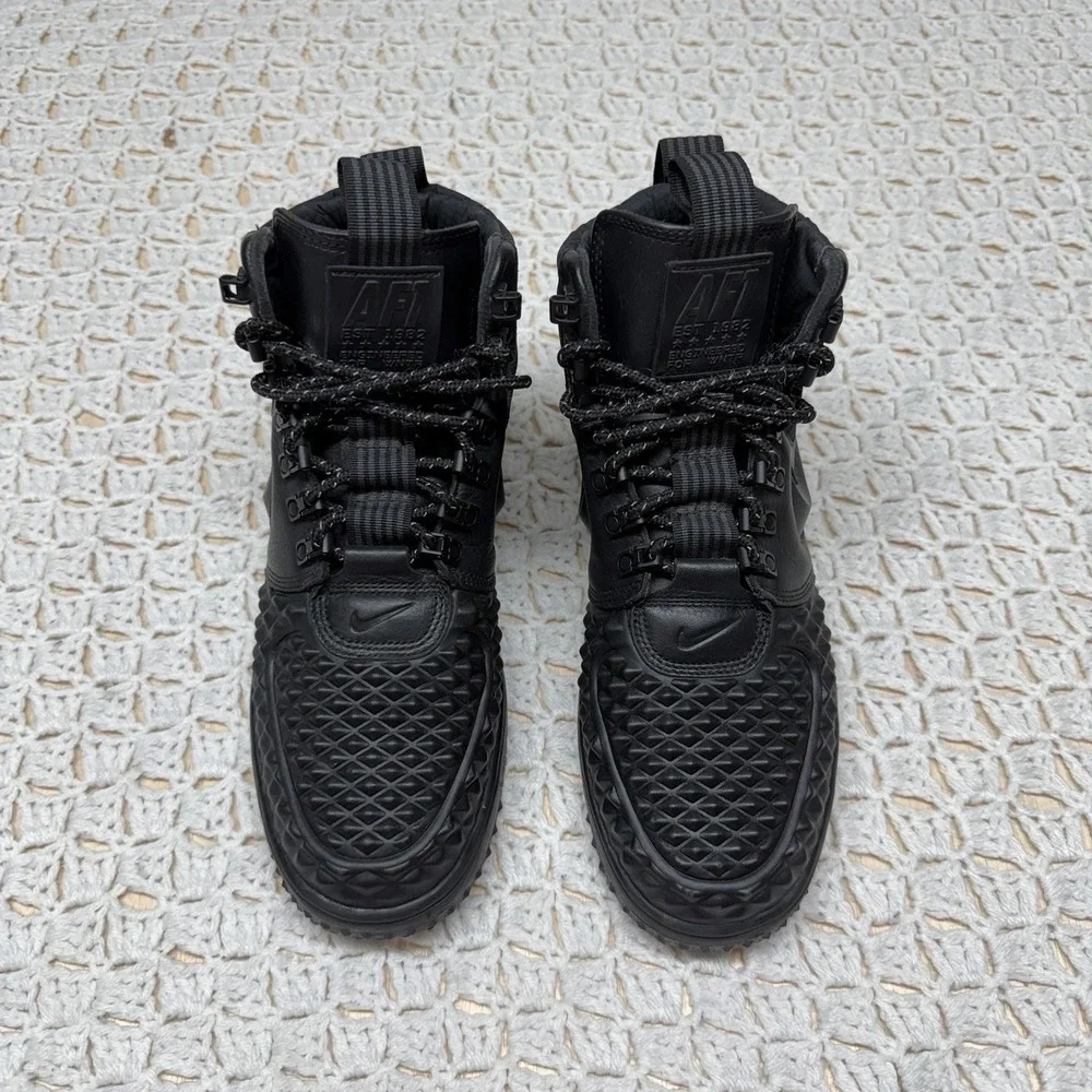 Nike Lunar Air Force 1 Anthracite Duckboots Men Size 8.5 Black 916682-002